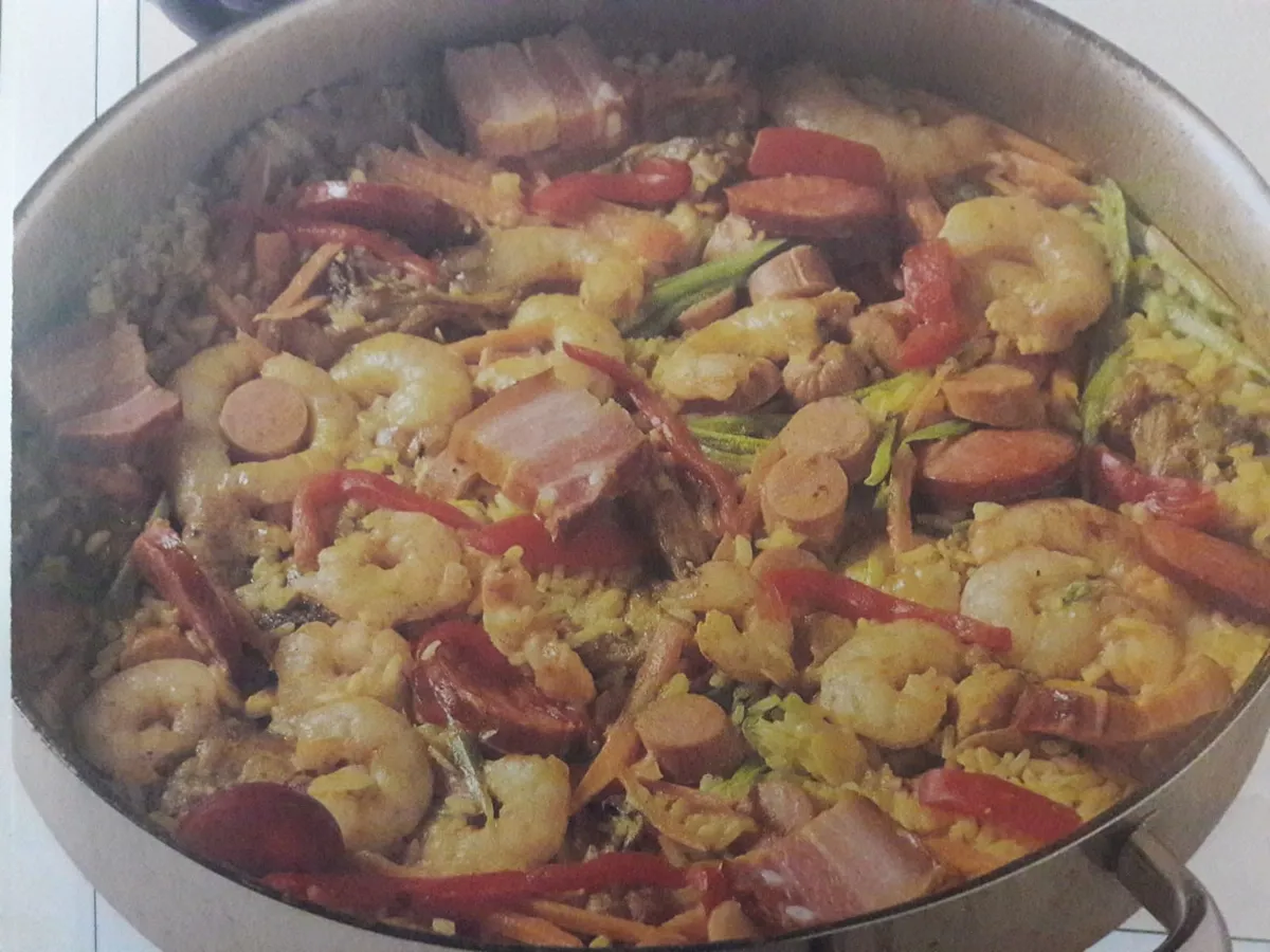 Arroz de coelho à valenciana