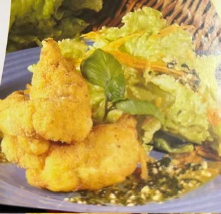 Asas de frango panadas