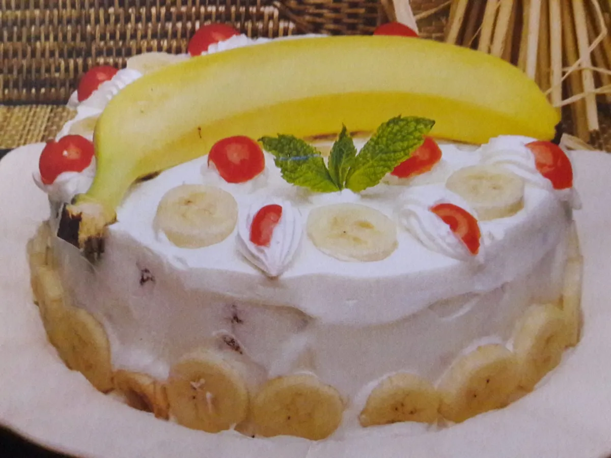 Bolo de Banana com frutos Secos