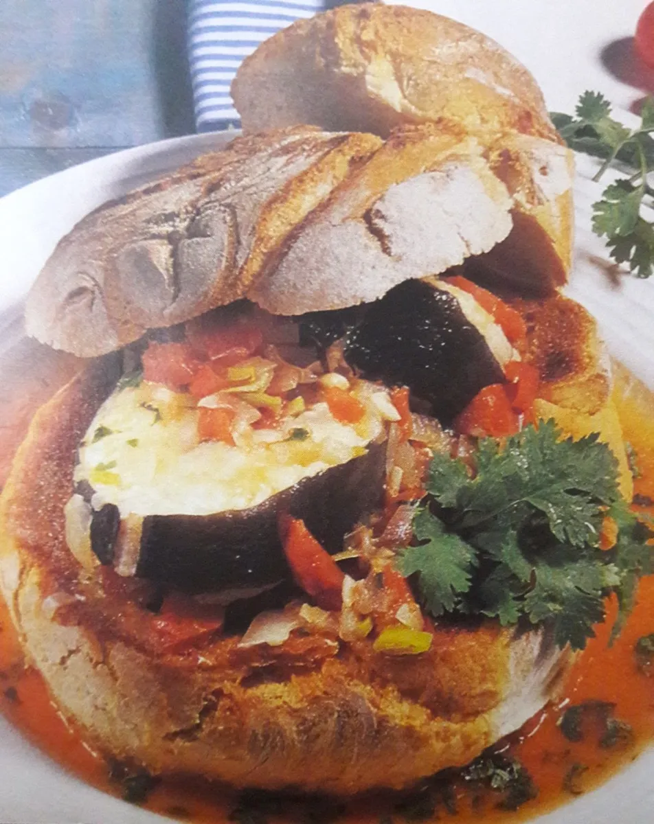 Caldeirada de safio no pão