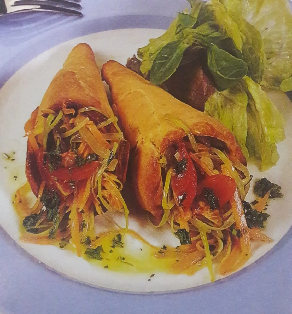 Cornucópia com legumes