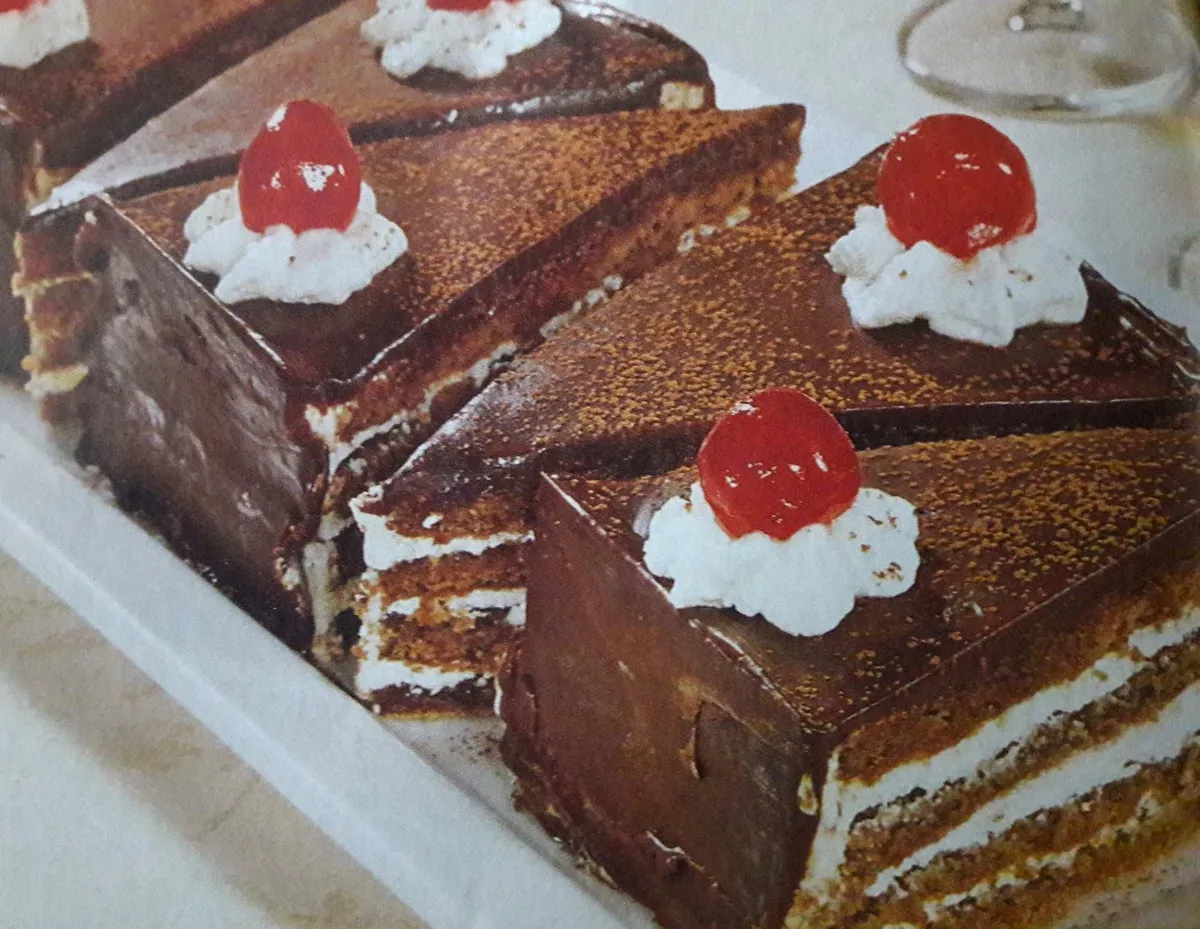 Fatias de chocolate