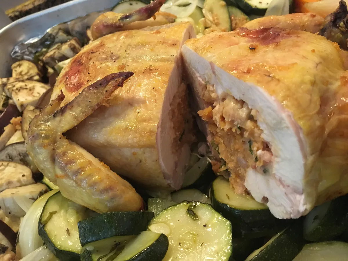 Frango com Recheio de Farinheira