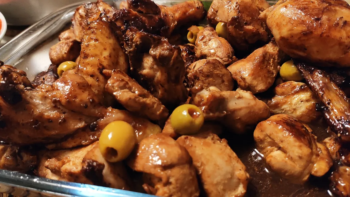 Frango frito á filipino 