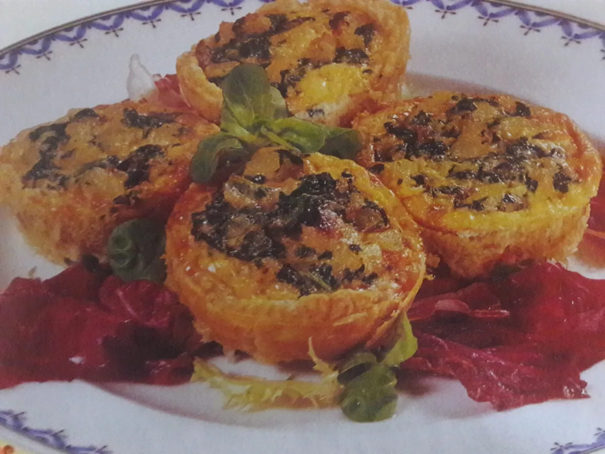 Mini-Quiches de Espinafres
