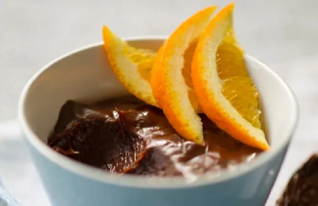 Mousse de Chocolate com Laranja