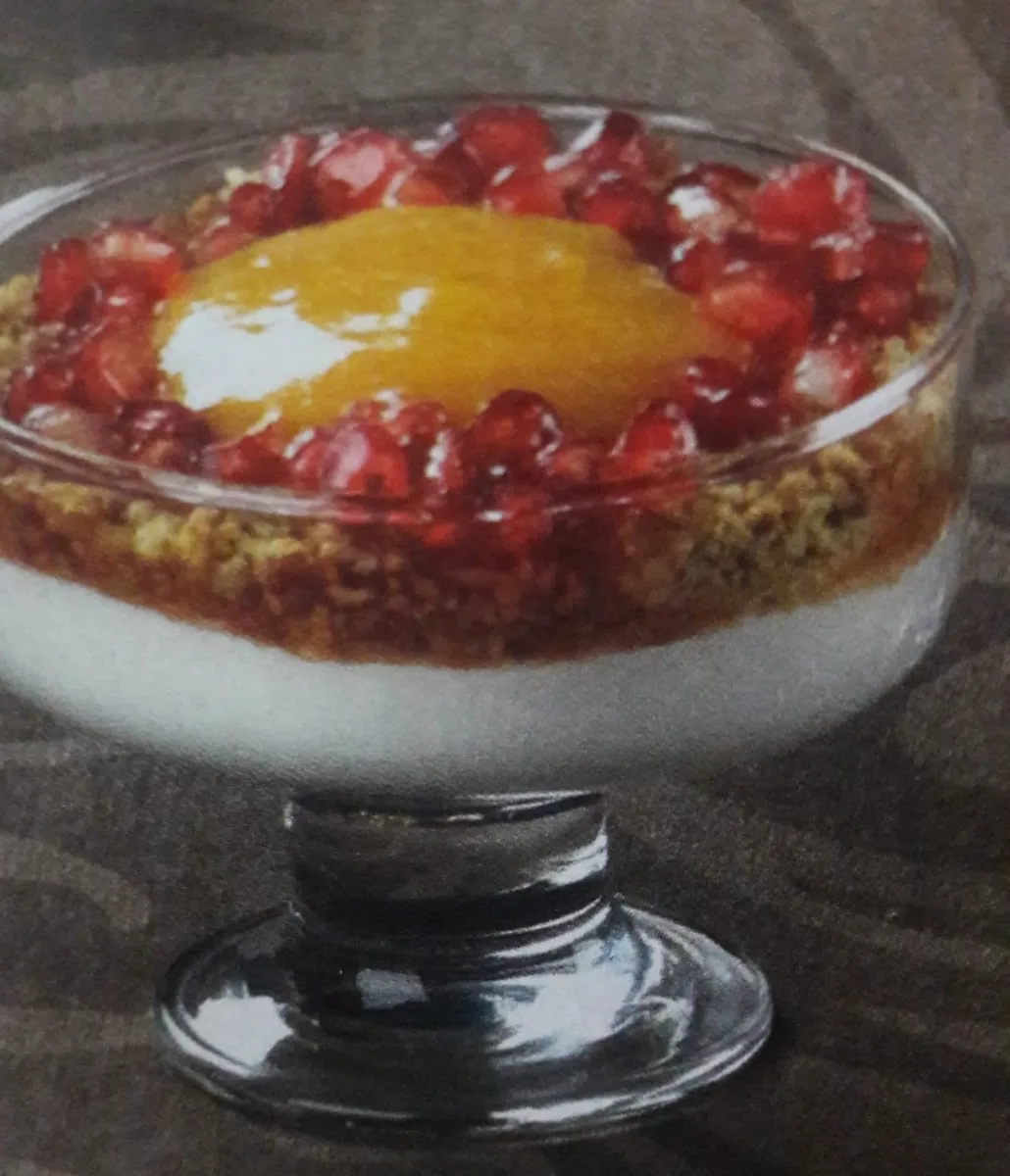 Natas do céu com Xarope de Romã