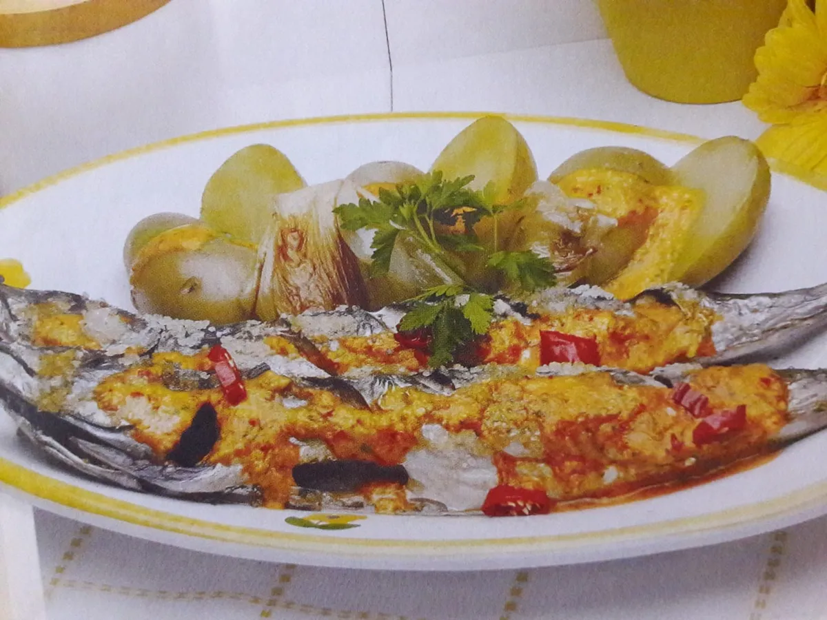 Sarda com molho picante