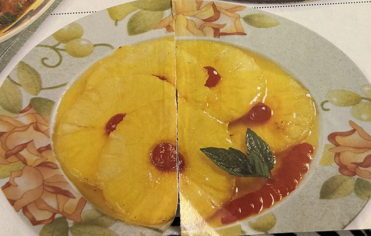 Sobremesa de Ananás