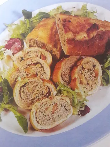 Baguete com frango e amêndoa