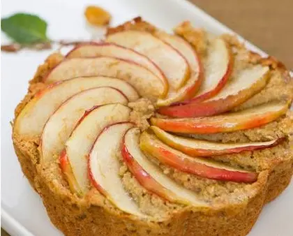 Bolo de maçã Caramelizado