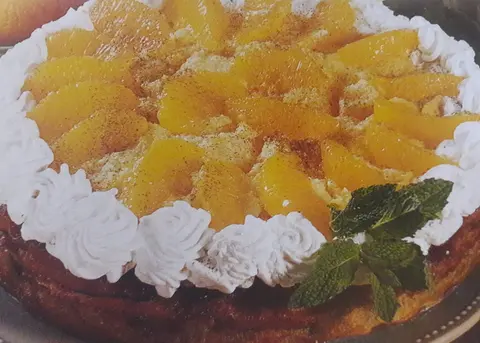 Bolo de Queijo fresco e Laranja