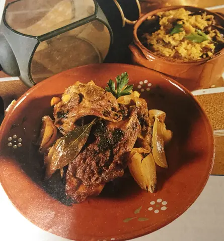 Cabrito assado á chefe Manel 