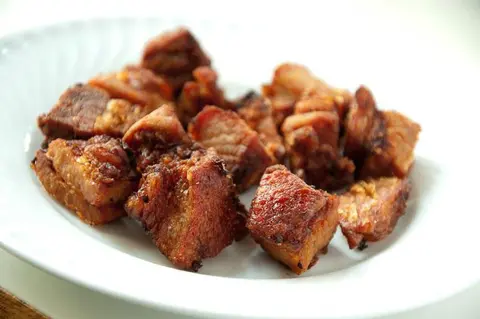 Carne de porco frita