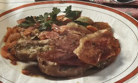 Costeletas com Legumes 