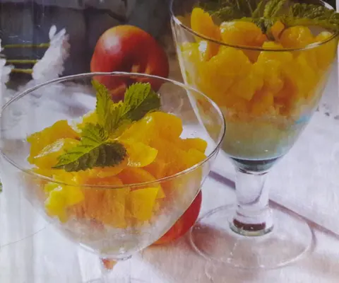 Creme de Baunilha e pêssego