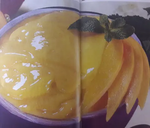 Creme Gelado de Manga e Pêssego