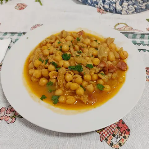 Dobrada com Grão