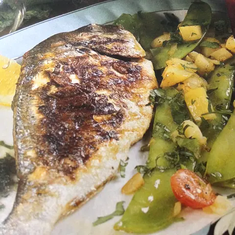 Dourada com Ervilha Torta