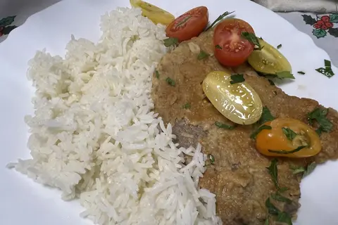 Escalopes de vitela à romana