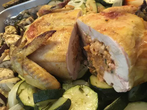Frango com Recheio de Farinheira