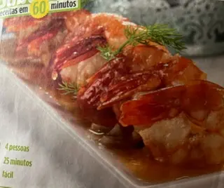 Gambas fritas ao alho