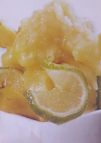 Gelado de Ananás e Limão