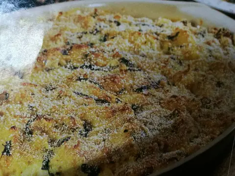Gratinado de Bacalhau e Espinafres