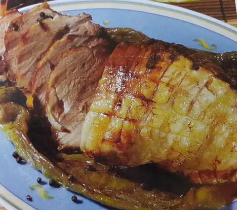 Lombo de porco com mel