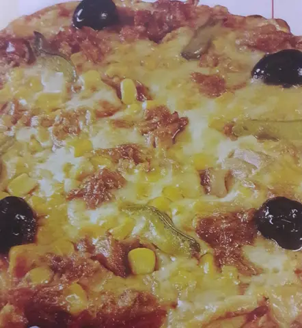 Piza de Atum e Milho