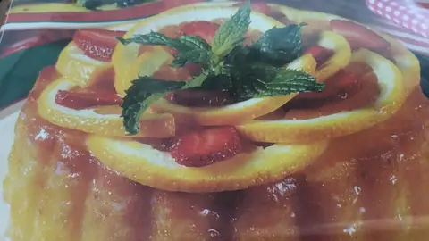 Pudim de Requeijão e Laranja