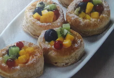 Vol aux vents de fruta